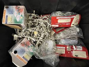 Collection of Mini Christmas Light Sets including 100 Mini Lights and Little Lites