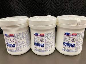 Set of 3 Diversey Oxivir TB Wipes - Disinfectant and Sanitizing