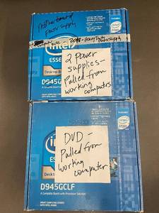 Lot of 2 Power Supplies and DVD Drive - Pulled from Working Computers