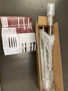 Set of Silver Curtain Rods for Bedroom Window