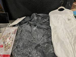 Collection of Closet Organizers, Storage bags Shoe and Dennis Basso Garment Bags
