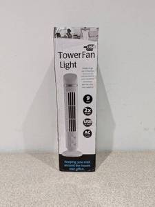 BRAND NEW 2SPEED USB TOWER FAN LIGHT