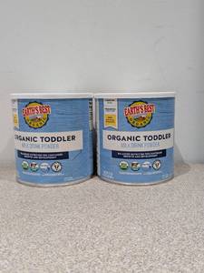 (2) BRAND NEW EARTHS BEST ORGANIC MILK DRINK POWDER
