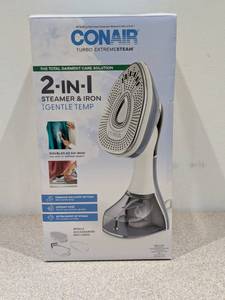 CONAIR 2 IN 1 STEAMER & IRON (WORKING CONDITION, POSSIBLY CUSTOMER RETURN)