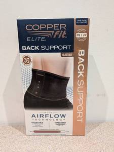 BRAND NEW COPPER FIT ELITE BACK SUPPORT BRACE