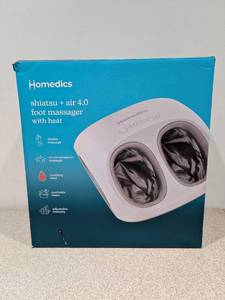 HOMEDICS SHIATSU  AIR 4.0 FOOT MASSAGER W HEAT