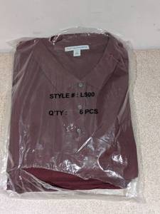 BRAND NEW 6 PACK OF PORT AUTHORITY 4XL POLO SHIRTS (MAROON)