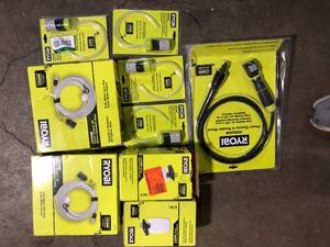 lot 14 image: Lot of Assorted Ryobi  Hardware Items Various Models and Conditions   Customer Returns See Pictures