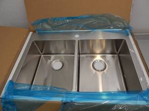 Signature Hardware 33 Stainless Undermount Sink