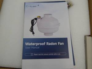 4 Radon Mitigation Duct Fan