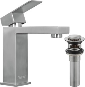 Dakota Brushed Nickel 1 Hole Bathroom Faucet