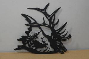 Laser Cut Elk Wall Dcor