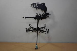 Laser Cut Steel Fish Weather Vane