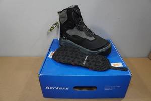 Korkers Darkhorse Mens Wading Boots with BOA System -Size 10