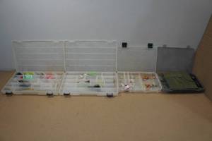 4 Tackle Box Inserts with Tackle