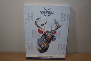 Beer Deer Busch Light Cardboard Wall Mount Deer