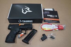 NEW Taurus TX22 Compact .22 LR Semi-Auto Pistol - Threaded Barrel, 2 Magazines