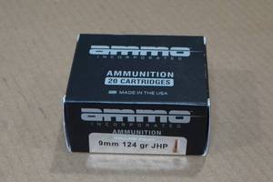 20 Ammo Inc 9mm 124 Gr JHP Ammo
