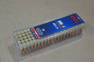 100 CCI Mini Mag .22 LR 40 Gr Plated RN Ammo