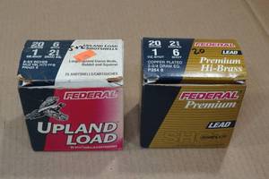 27 20 Gauge 2-34 6 Shot Shotshells