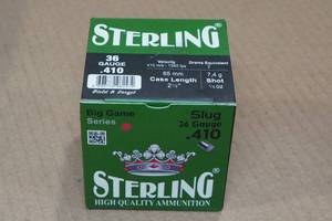 25 Sterling .410 Bore 2-12 Slugs