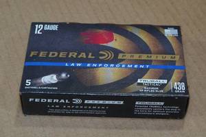 5 Federal Premium LE 12 Gauge 2-34 Truball Rifled HP Slugs