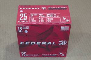 25 Federal 12 Gauge 2-34 7.5 Shot Shotshells