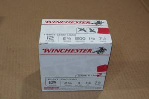 25 Winchester 12 Gauge 2-34 Heavy 7.5 Shot Shotshells