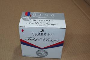 25 Federal Field & Range 12 Gauge 2-34 7.5 Shot Shotshells
