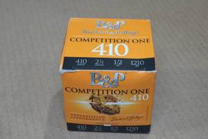 25 B&P Competition One .410 Bore 2-12 8 Shot Shotshells