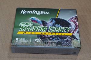 5 Remington Premier 12 Gauge 3-12 Magnum Turkey 4 Shot Shotshells