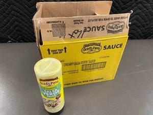 Set of 8 Old El Paso Creamy Salsa Verde Sauce Tubes