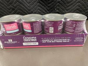 DE 4 - Stella & Chewys Carnivore Cravings Grain-Free Canned Cat Food, 8 Cans LAST CHANCE