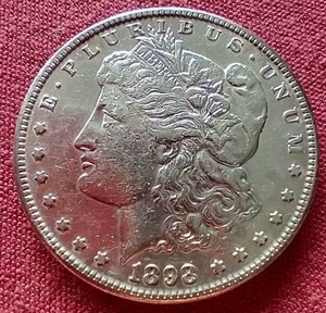 lot 5 image: 1898-S Morgan Dollar