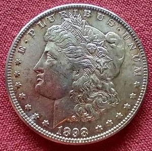 lot 21 image: 1898-O Morgan Dollar