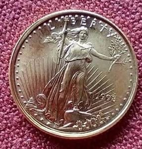lot 25 image: 1998 110th oz American Gold Eagle