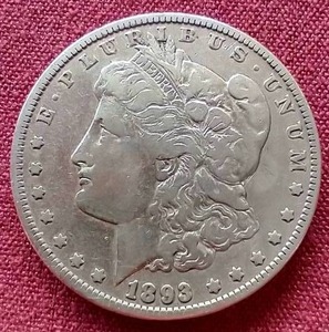 lot 49 image: 1893 Morgan Dollar - KEY COIN