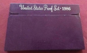 lot 61 image: 1986 U.S. Mint Proof Set