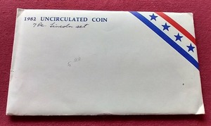 lot 80 image: 1982 Uncirculated Pennies