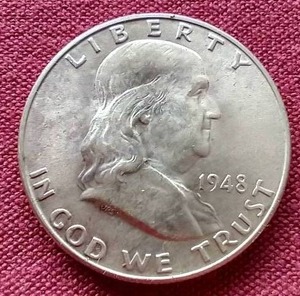 lot 82 image: 1948-D Franklin Half Dollar