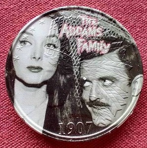 lot 109 image: 1oz Addams Family Copper Round