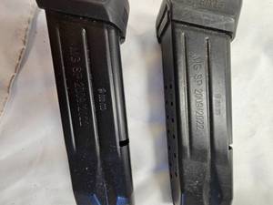 Sig Sauer 2022 9mm mags