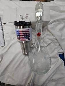 750 Mil Decanter and NRA Travel Mug