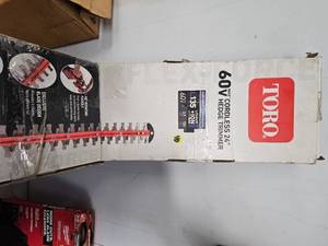 TORO Hedge Trimmer, 60V Lithium