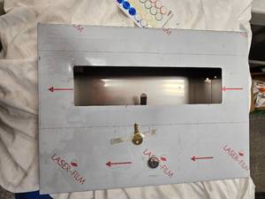 18x13 Stainless Wall Lock Box, and 8pt Buck Rack