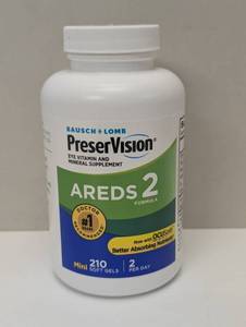 lot 8 image: PreserVision AREDS 2 Formula Eye Vitamin & Mineral Supplement Mini Soft Gels - 210ct