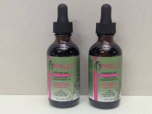 lot 31 image: 2 Pack - Mielle Organics Rosemary Mint Scalp & Strengthening Hair Oil - 2 fl ozea