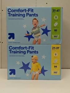 lot 102 image: Comfort Fit Training Pants Combo - 2T-3T-4T - Total 180 Trainers
