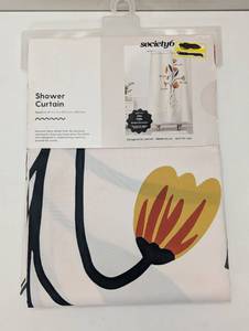 lot 110 image: Society 6 Be You Fabric Shower Curtain