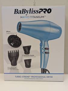 lot 43 image: BaBylissPRO Nano Titanium Xtreme Dryer